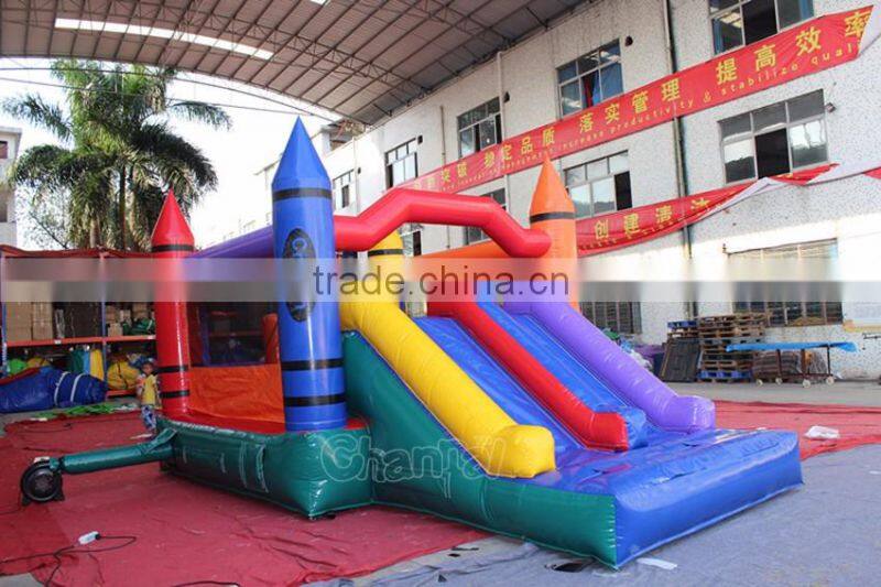 crayon bouncer inflatable commercial inflatable jumping bouncer castle for sale