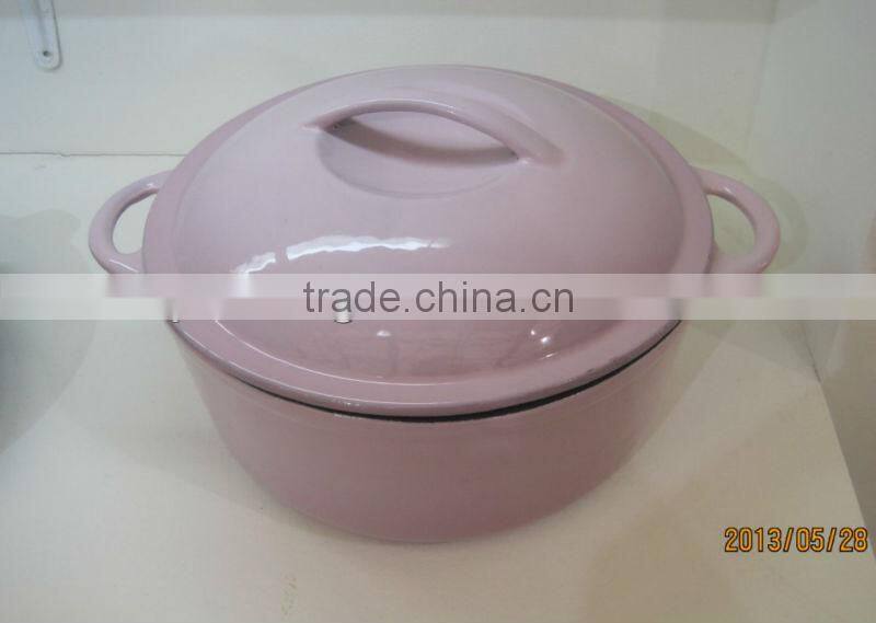 cast iron oval casserole