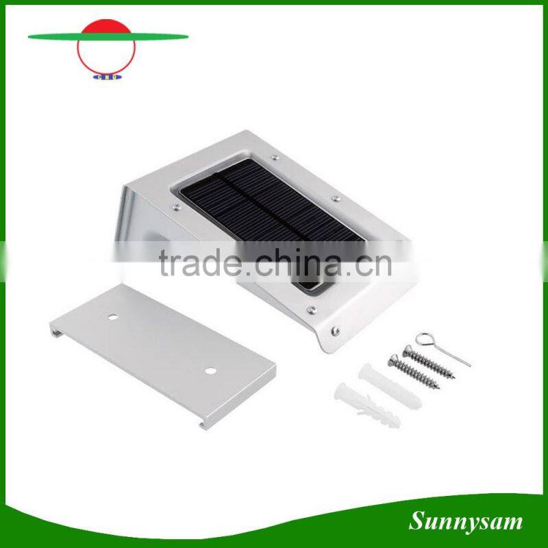 20 LED Solar Power Outdoor Security Light PIR Sound Sensor Voice Control Outdoor Garden Path Wall Light
