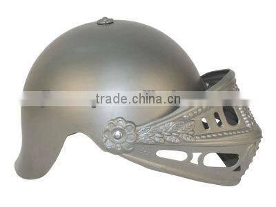 Knight helmet electroplate