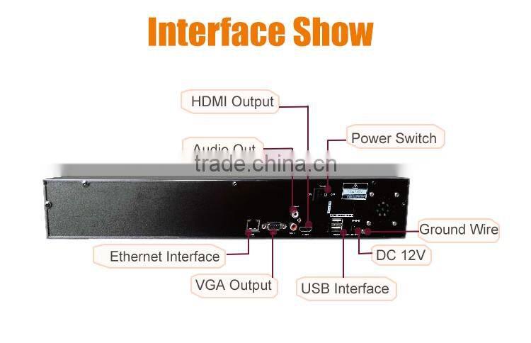 24CH Standalone DVR Full CIF CCTV DVR New Technology DVR support cloud function with HDMI and RS485