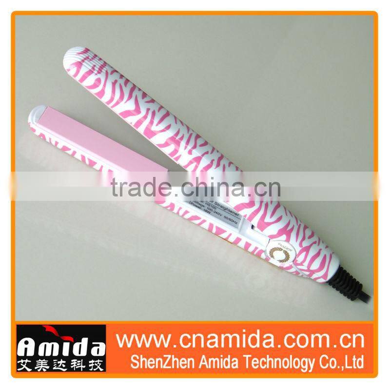 Mini Keratin Hair Straightening mini travel steam iron brush