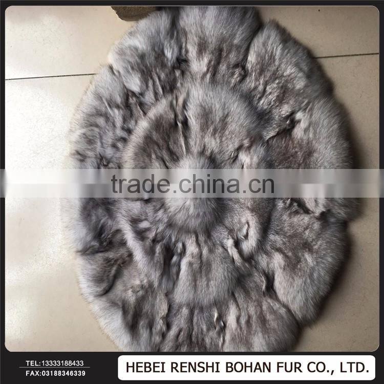 Wholesale High Quality Animal Fur Rugs /Fox Fur Cushion