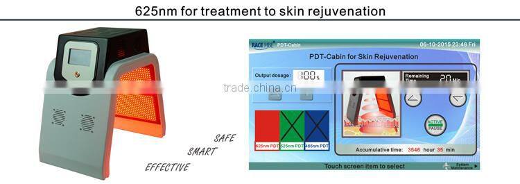 LED Light facial therapy beauty equipment for skin rejuvenation