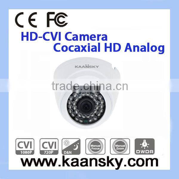 2015 best selling 1mp & 2mp, 720p & 1080p cvi module, hd cvi ir plastic dome camera
