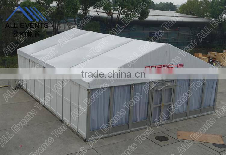 Outdoor party tent with ABS solid walls or glass walls