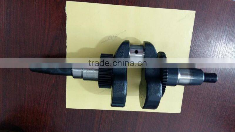 186F crankshaft with gears for Machinery parts and diesel engine spare parts