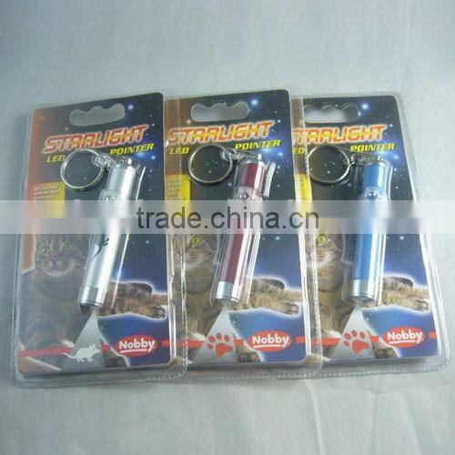 carabineer flashlight keyring WIN-1628 Led laser toy for cat lucky cat toys