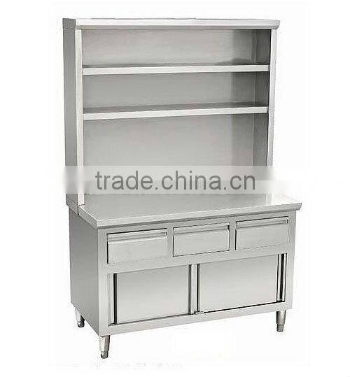 With Drawer and Overshelves Bench Cabinet
