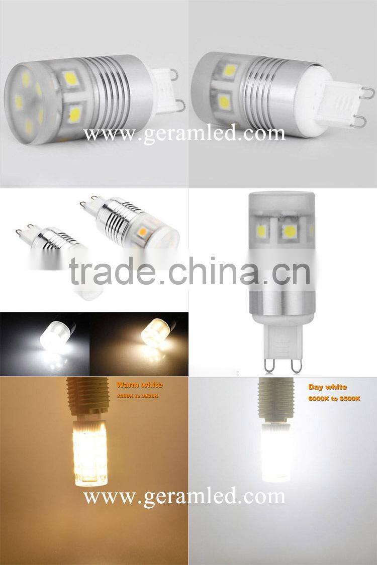 Factory price 120v 230v 3w replacing 40w g9 halogen led lamp g9