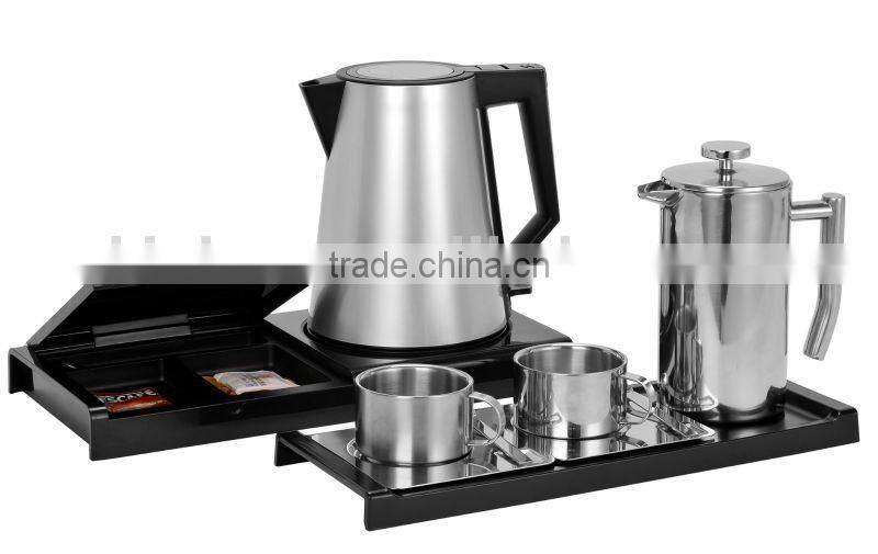 Hotel Electric Kettle Tray Set(professional hotel service tray)
