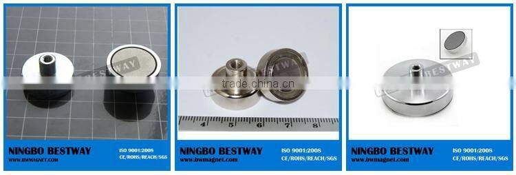 Neodymium strong magnetic pots for sale