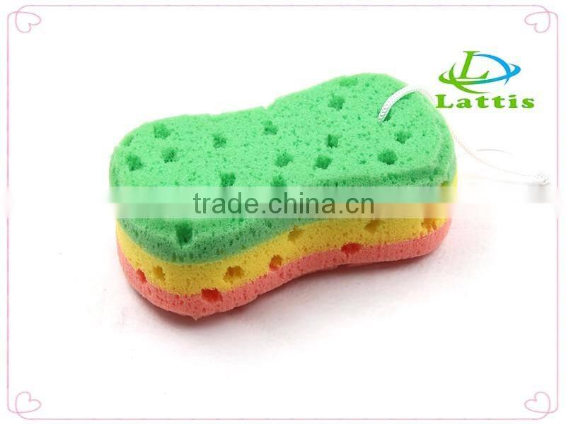 hot sale factory price massage exfoliating shower sponge body rubbing fruit shaped bath sponge for kids