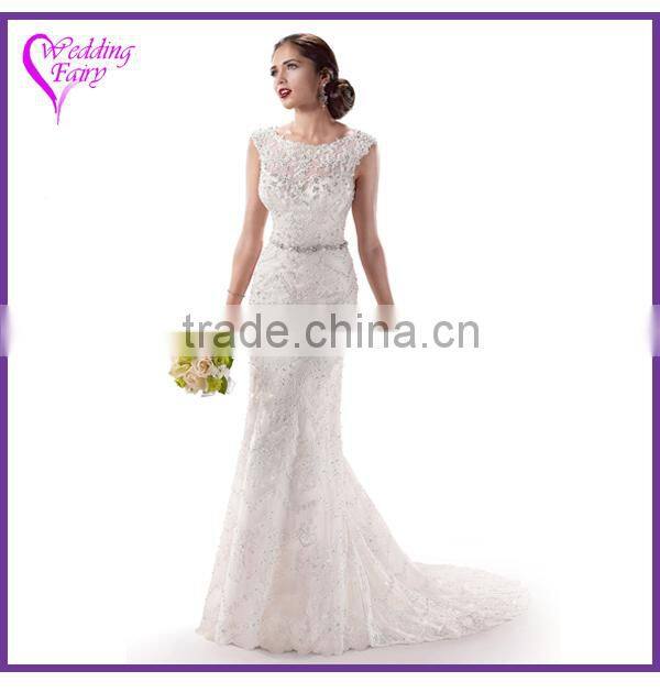 TOP SELLING!!! OEM Factory Custom Design open back low v shape lace fit bodice ball gown wedding dress