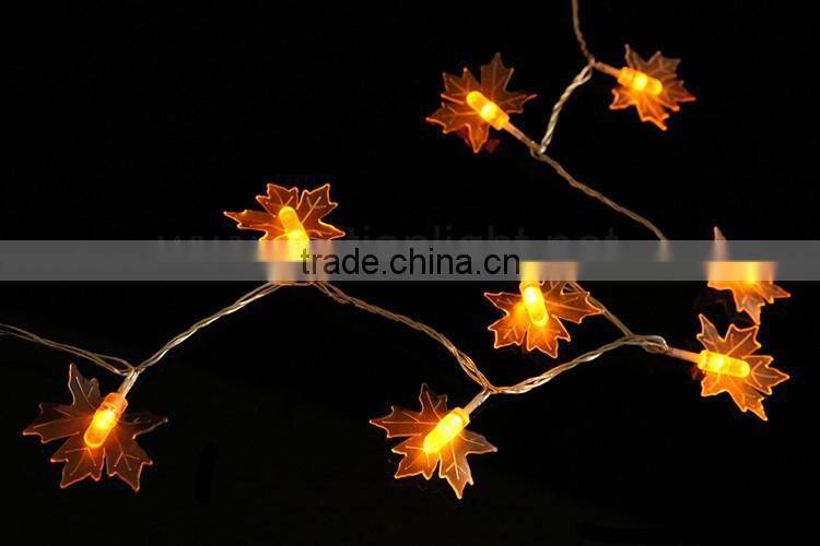 TZFEITIAN IP44 transformer warm white maple leaf string light