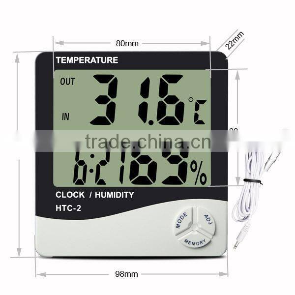 Removable Digital Thermo Hygrometer Temperature Humidity Meter