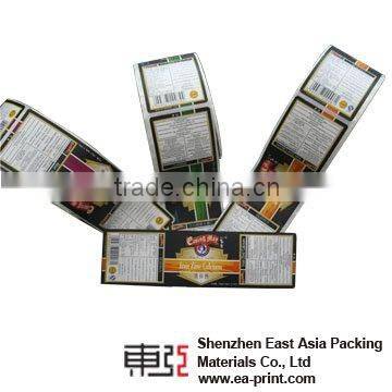 Label printing for production