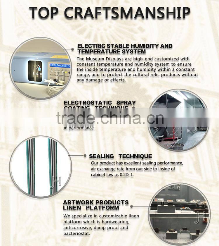 museum display equipment glass showcase design