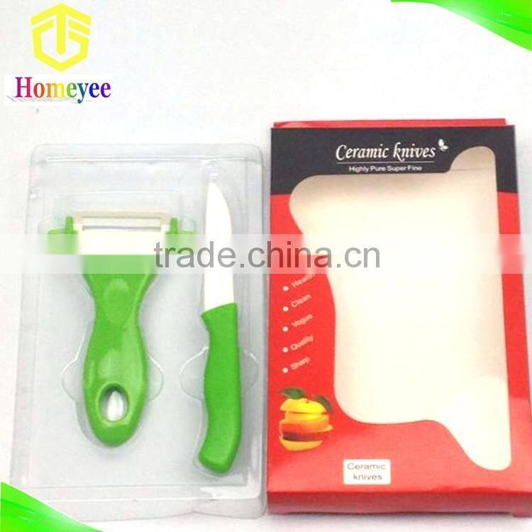 Wholesale 4 "imitation ceramic fruit knife peeler