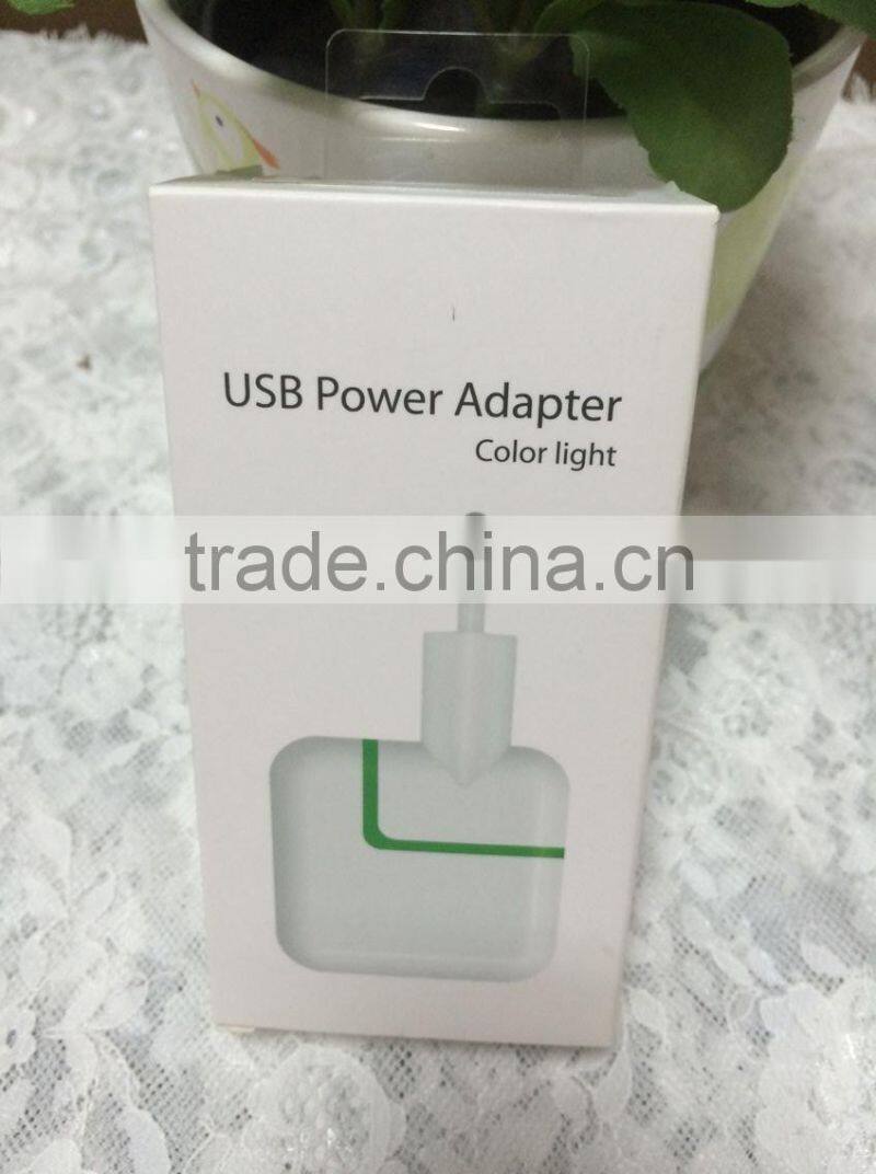 220V 2A dual usb charger for for mobile phone tablet
