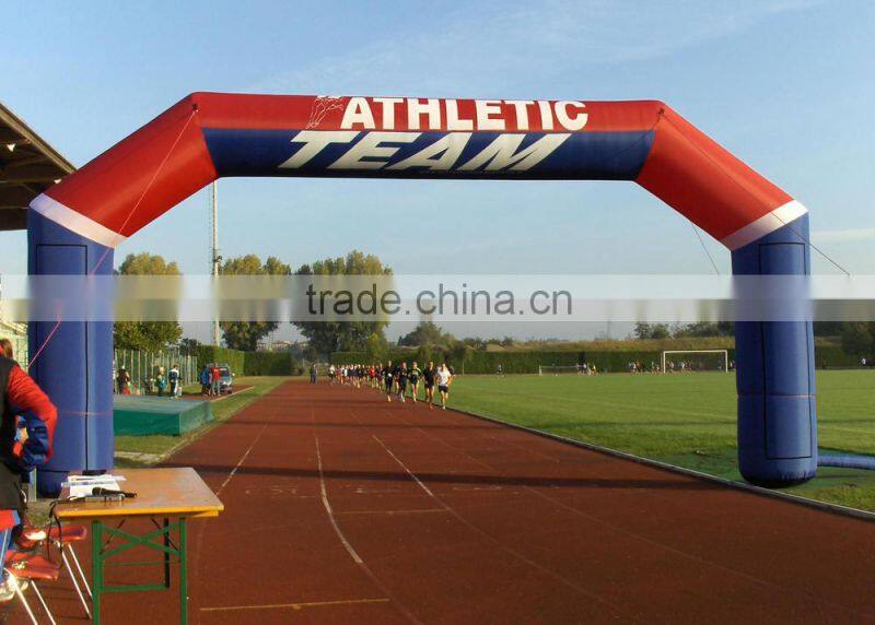 hot sale custom inflatable rainbow arch, inflatable finish line arch, inflatable entrance arch for sport race