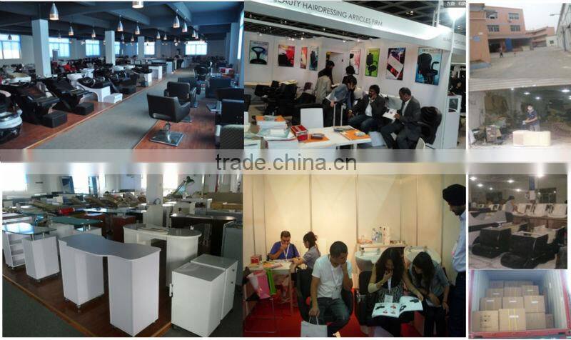 silver synthetic leather salon shampoo chair M521