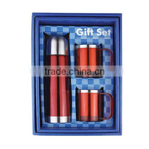 Promotional custom thermos mug gift set