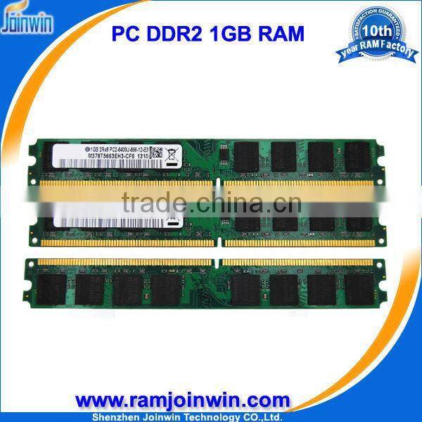 Branded export surplus ddr2 desktop ram 1gb 800mhz