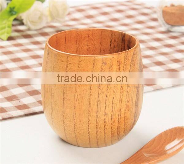Japan design wooden tin cup