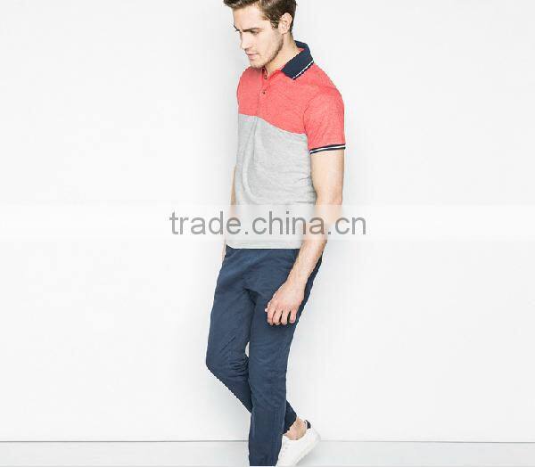 color combination 100% cotton mens polo t shirt factory