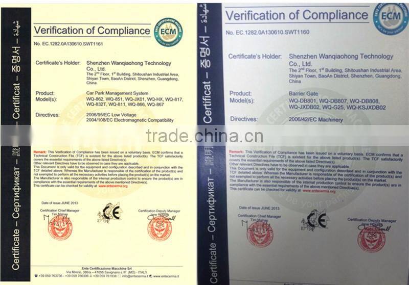 Anti - Collision Crank Car Parking Lot Boom Barrier Gate