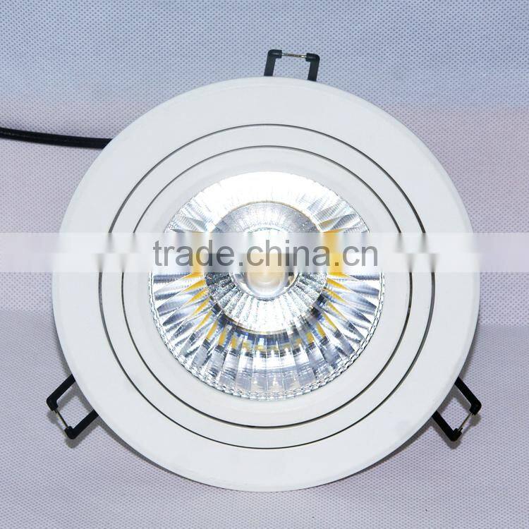 Round design with rotation and gimbal housing 20W 30w dimmable led downlight ajustable led downlights black