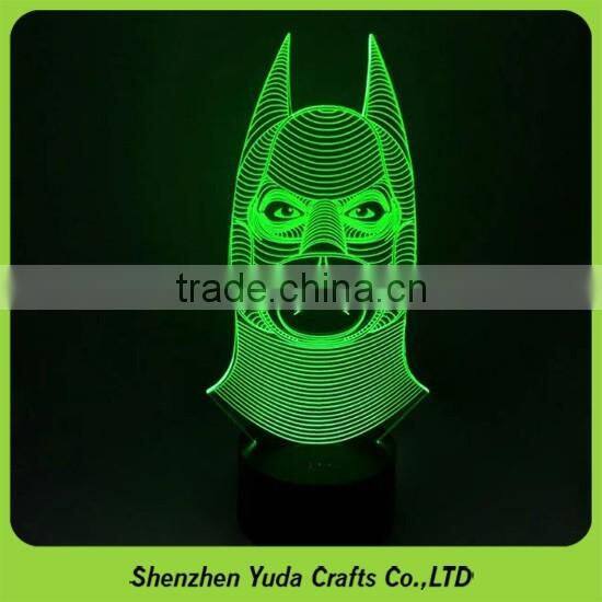 Bespoke Iron Man Spider Man Cartoon Figure Desk Micro USB Lighting Table Lamp