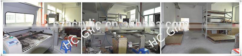 acrylic box with LED light LED box display in White