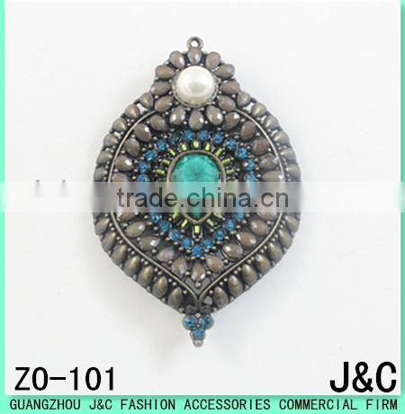 2017 latest summer sandals alloy jewelry pear-shaped