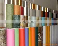 high gloss decorative rigid pvc film for floor tile lamination