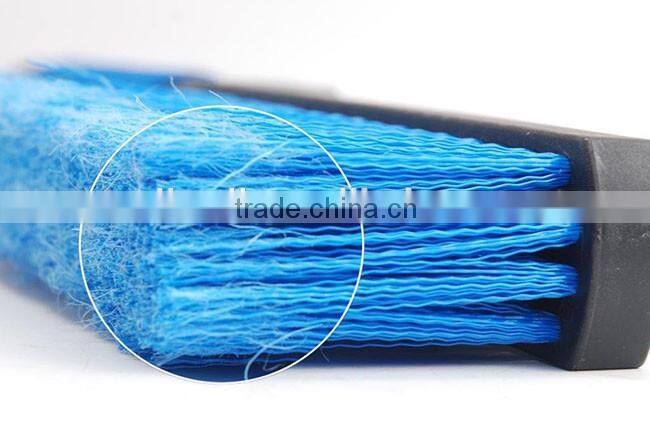 Heavy duty snow brush with foam grip, ice removal cleaning tool, long reach car snow scrapers