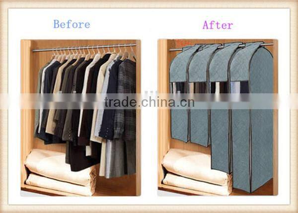 Bamboo fiber Dustproof garment bag suit cover