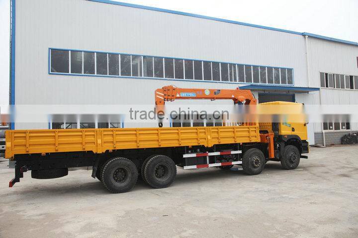 10 ton at 2.5m, truck mounted crane, SQ10S4, best Telescoping Boom Truck Mounted Crane 10 ton.