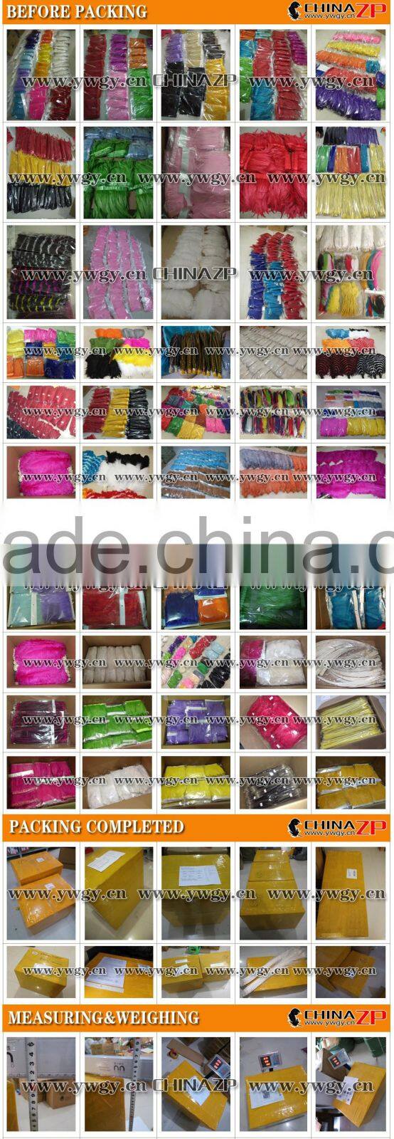 Leading Supplier CHINAZP Wholesale High Quality Dyed Green Trimmed Short Peacock Feathers for Earrings