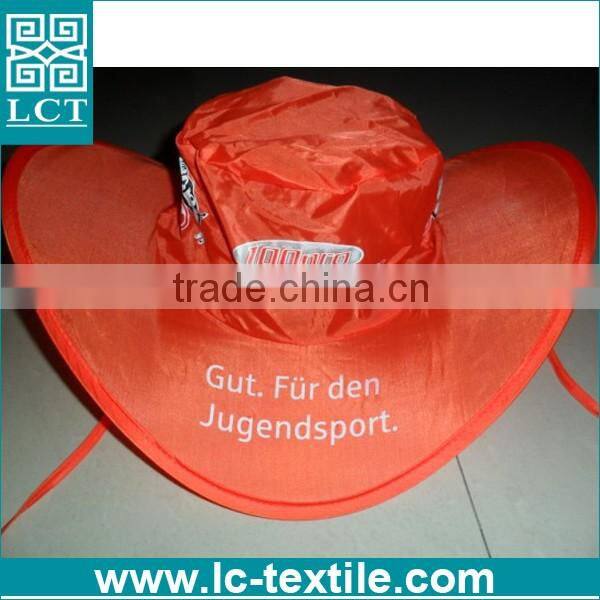 giveaways for promotion gift 190T nylon folding pouch cheap bucket hat LCTN1911