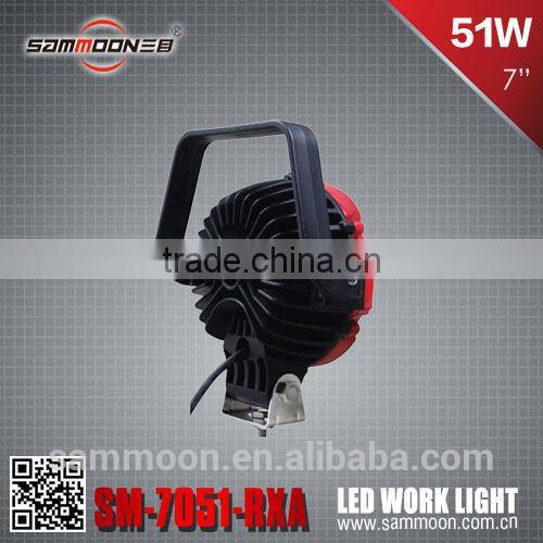 high power 43w led working light, super bright work lamp, 12v/24 off-road vehicle light_SM-7051-RXA