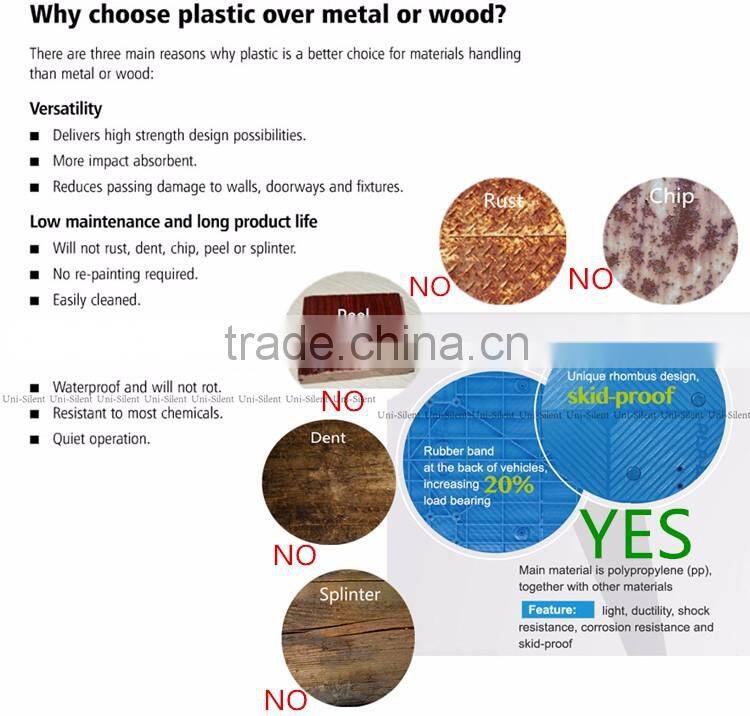 300kg 2 layers plastic book trolley used in the library
