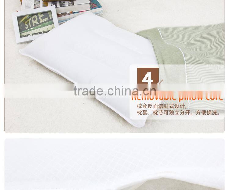 GOTS organic cotton pillow caseChildren care health pillow stripe pillow