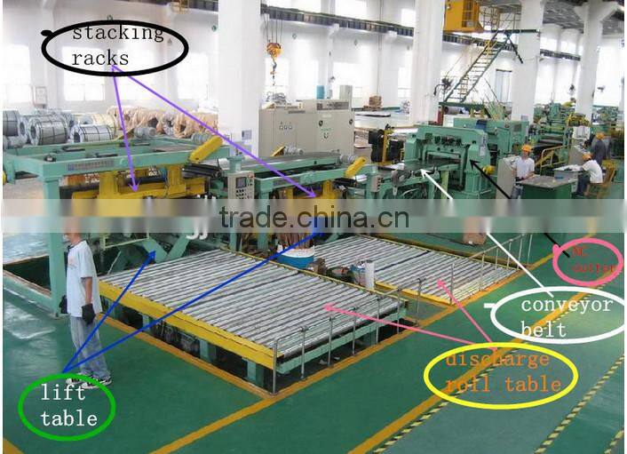 Foshan cross cutting line for aluminum steel coil
