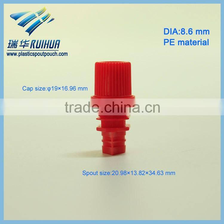 Ketchup doypack 8.6mm cap plastic lids