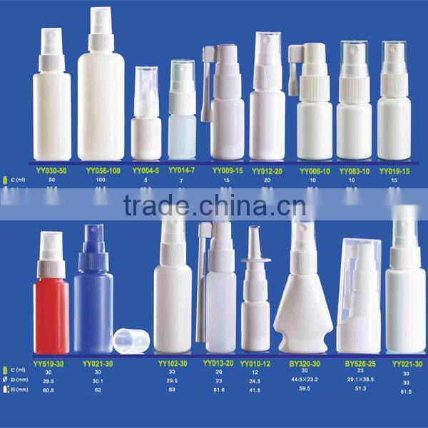 20ml Pharmaceutical HDPE Oral Spray Bottle, Screw Type Neck