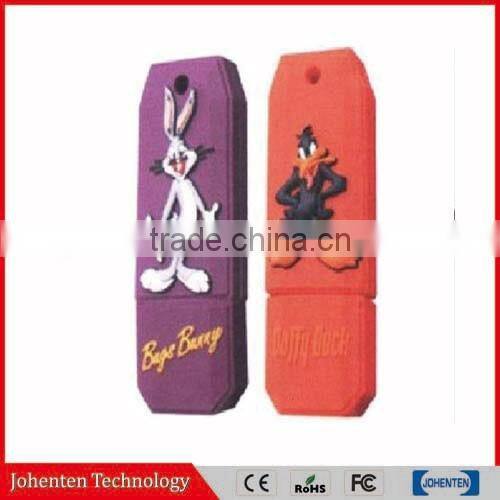 PVC custom USB flash drives fruit strawberry shape wholesale