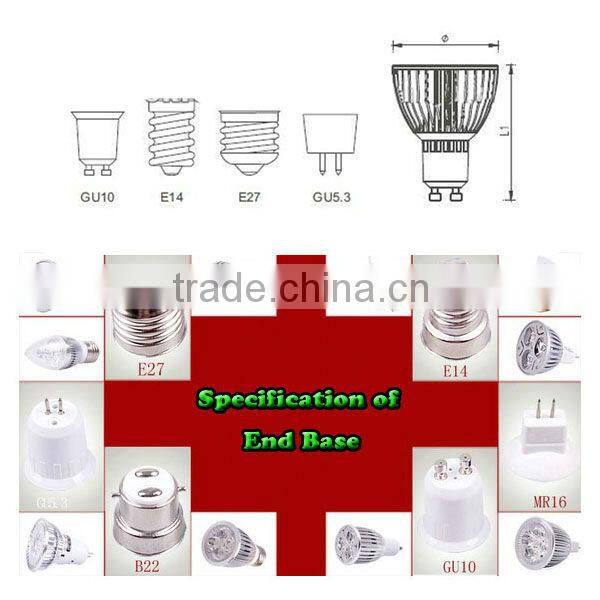 Energy star UL CRI 90 6W 5W gu10 led 2700k dimmable , 4w led gu10