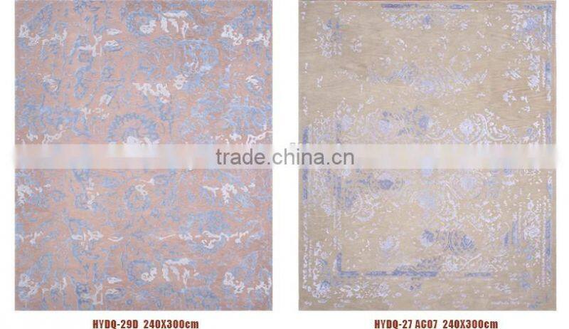 tufted handmade art silk carpet and rugs